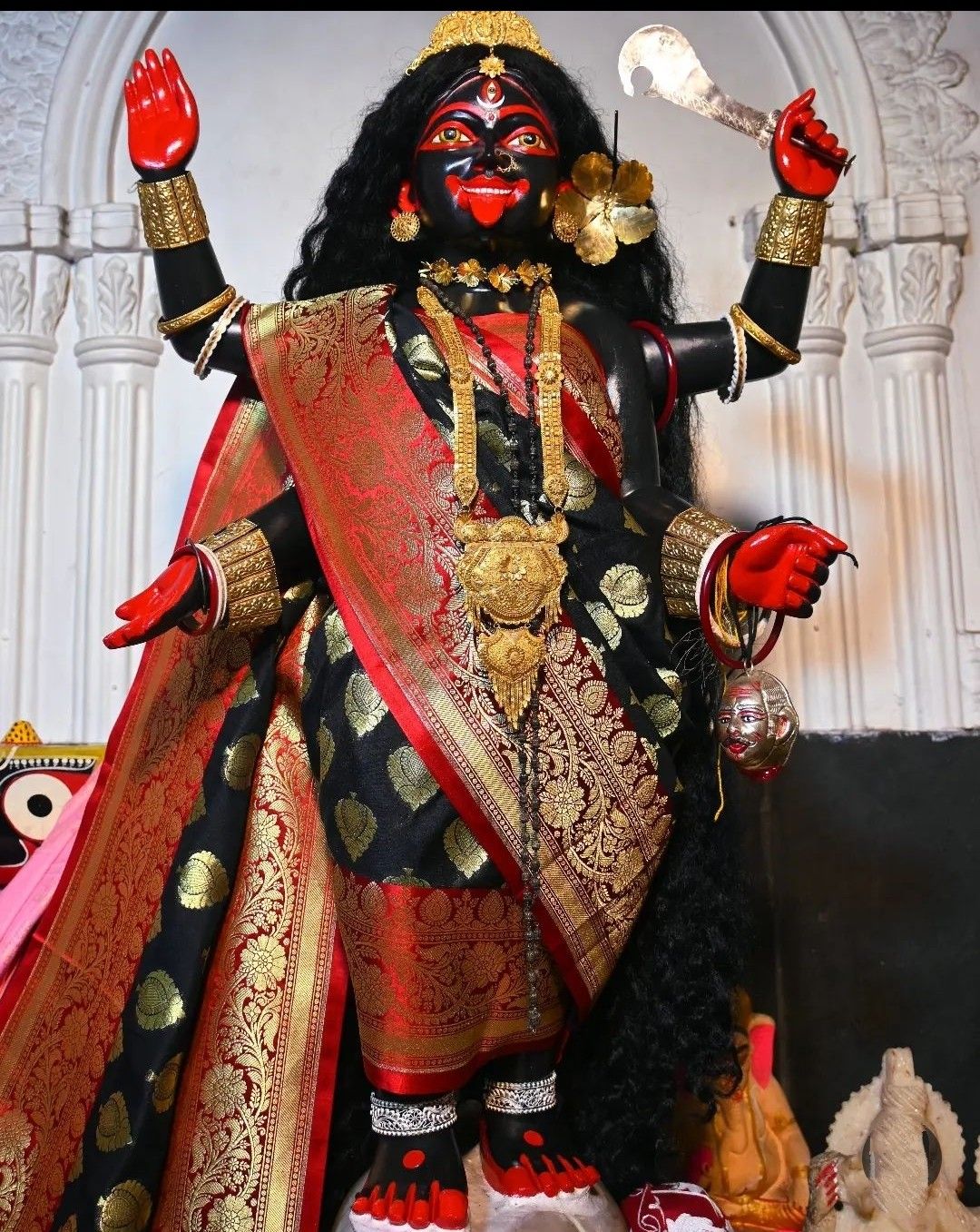 Mahakali Maa in regal attire
