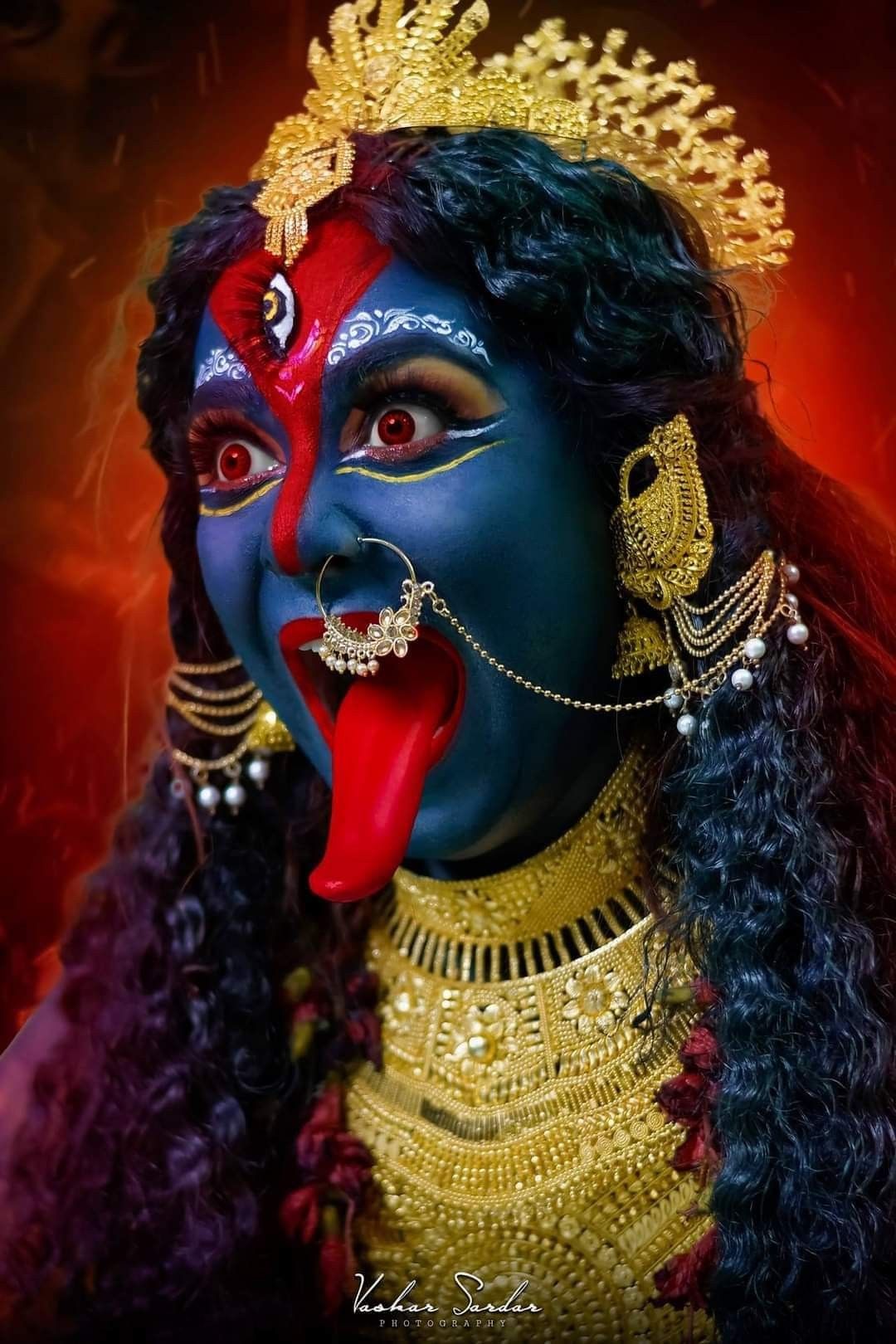 Mahakali Maa, fierce goddess, divine power