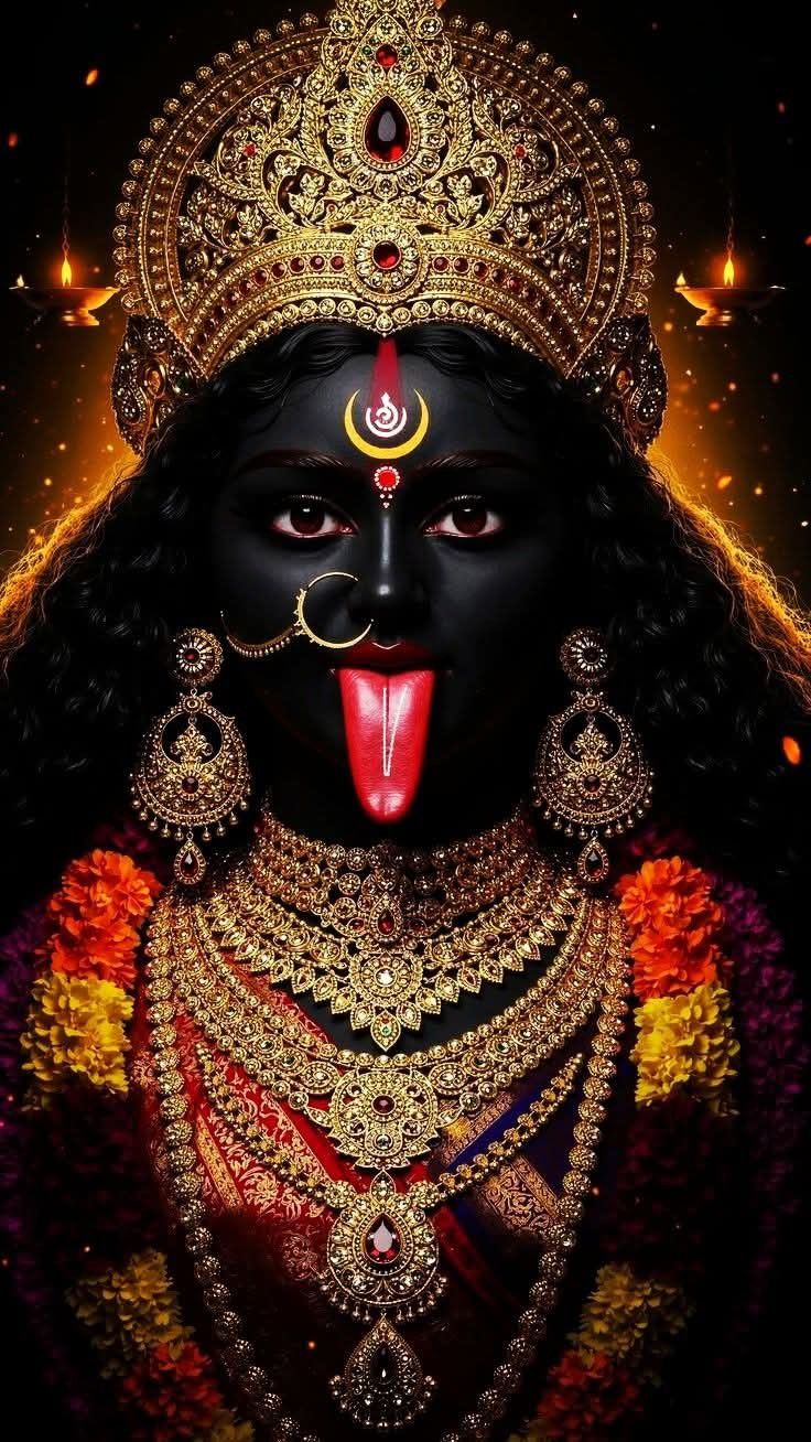 Goddess Kali intense divine power