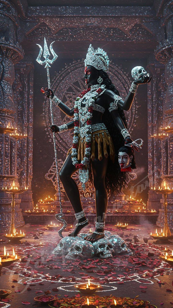 Mahakali Maa, goddess of strength and power.