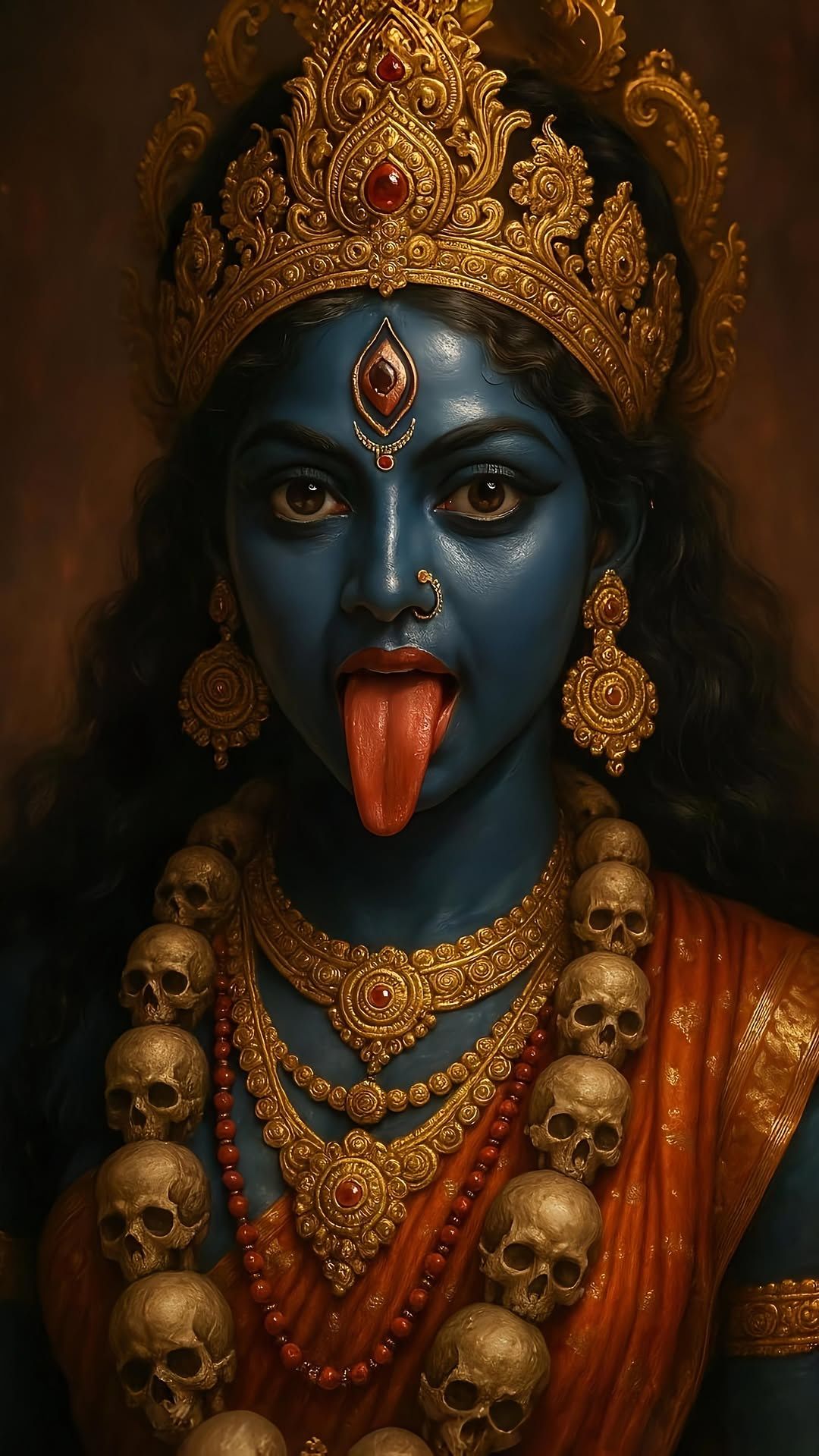Mahakali Maa fierce divine portrait