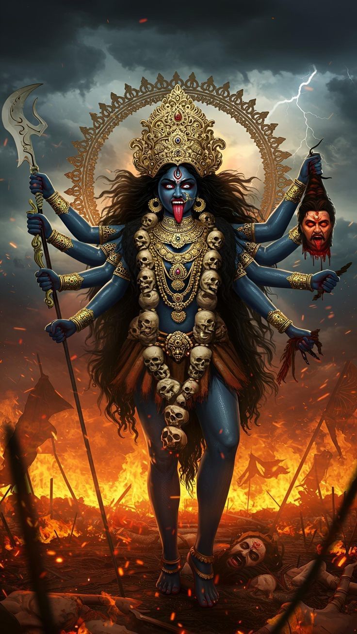 Mahakali Maa, fierce goddess, divine power