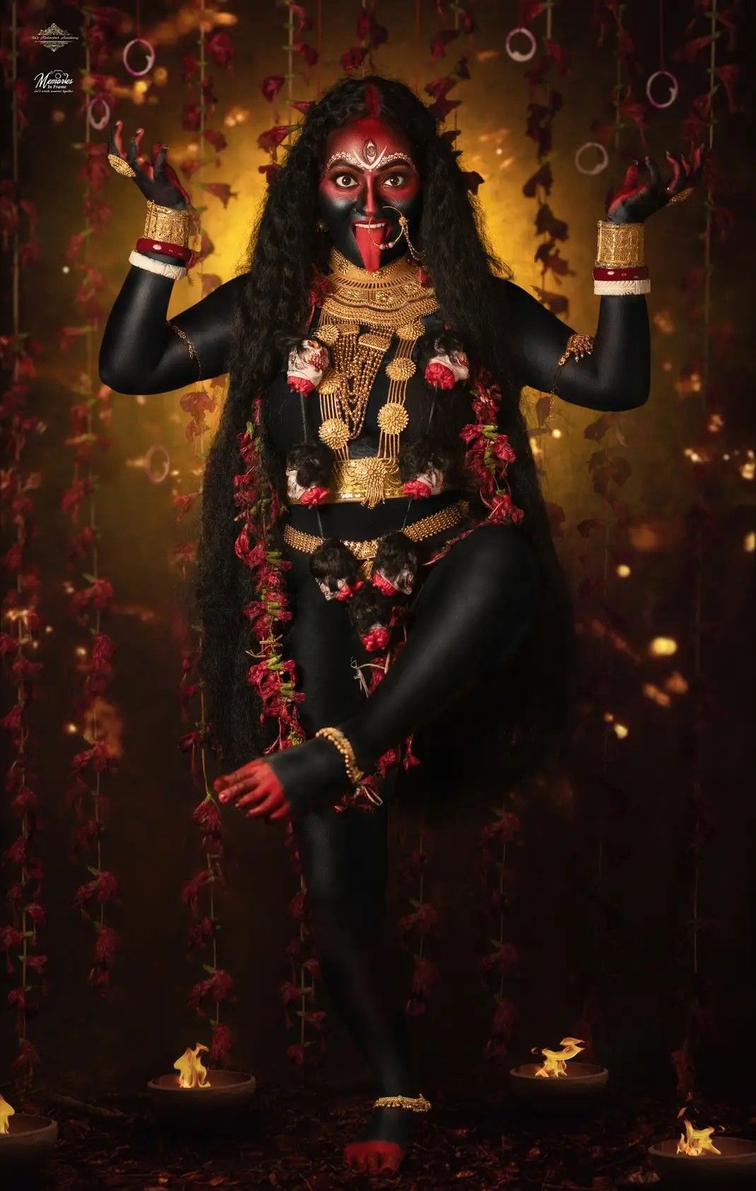 Mahakali Maa, fierce goddess, divine protection.