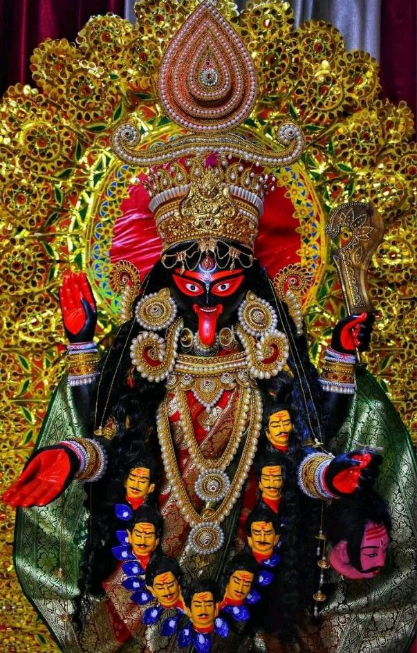 Mahakali Maa, fierce goddess, divine protector