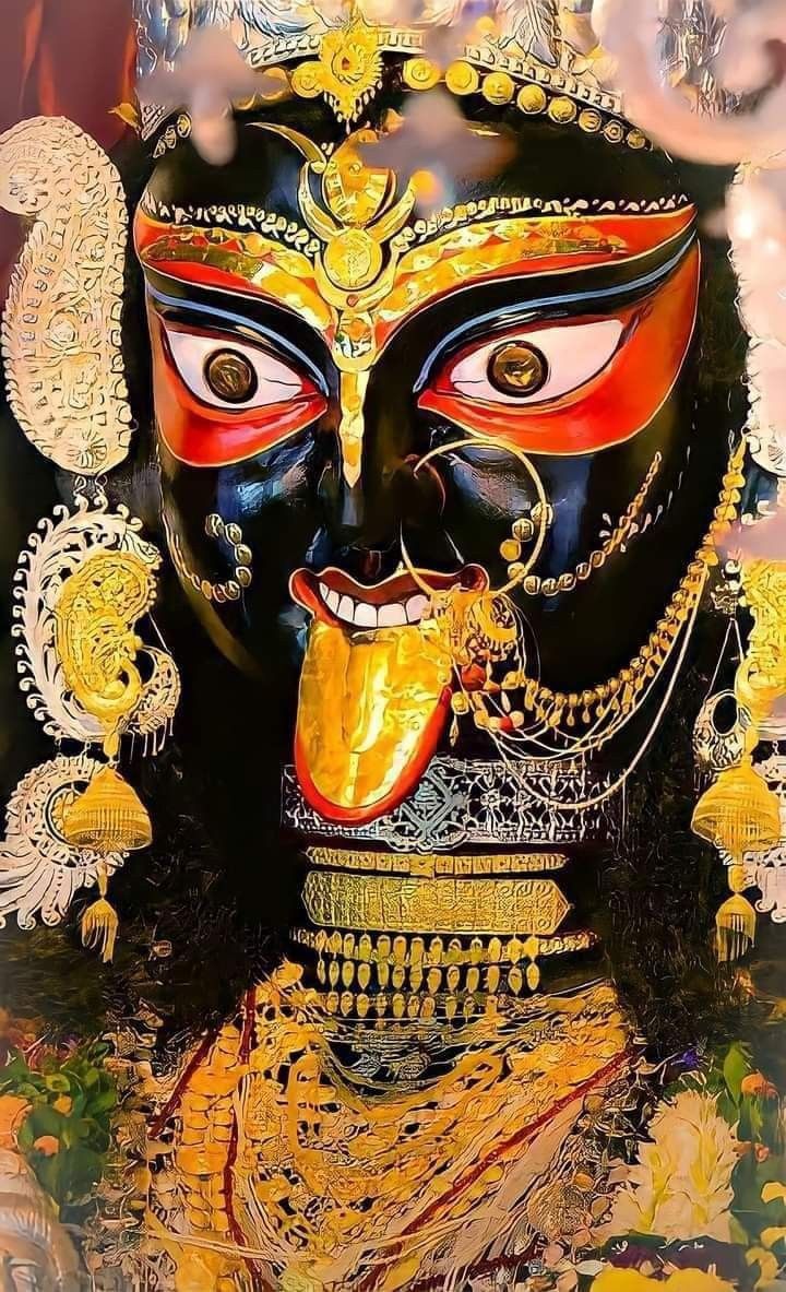 Mahakali Maa’s intense and powerful face