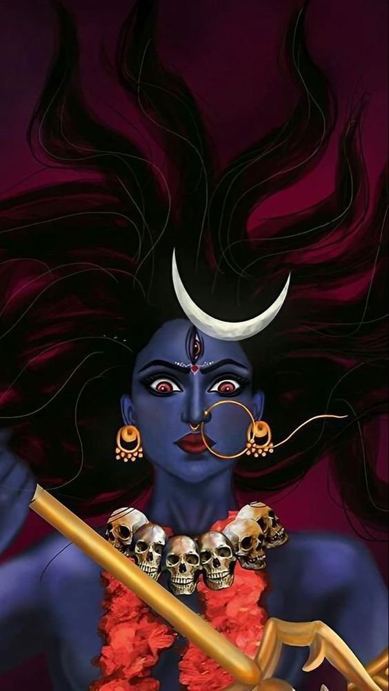 Powerful depiction of Goddess Kali