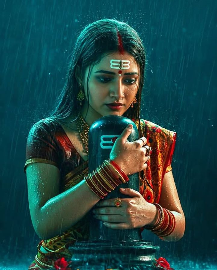 Parvati Maa embracing Shiva Lingam