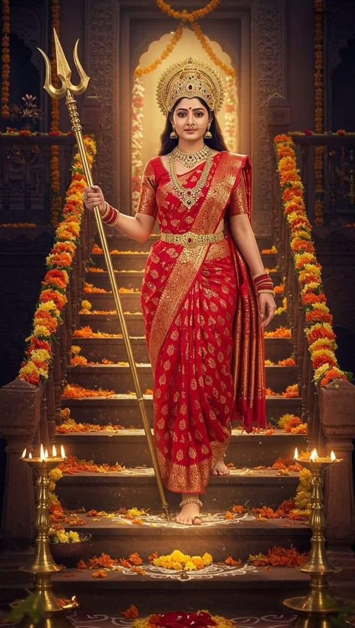 Parvati Maa descends with divine grace