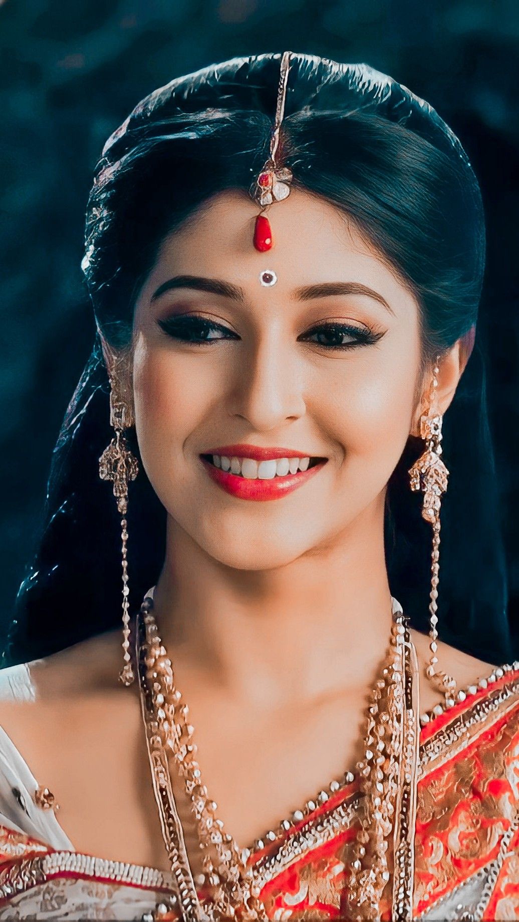 Beautiful Goddess Parvati serene portrait