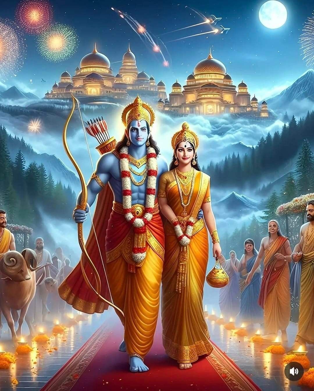 Ram Sita return to Ayodhya