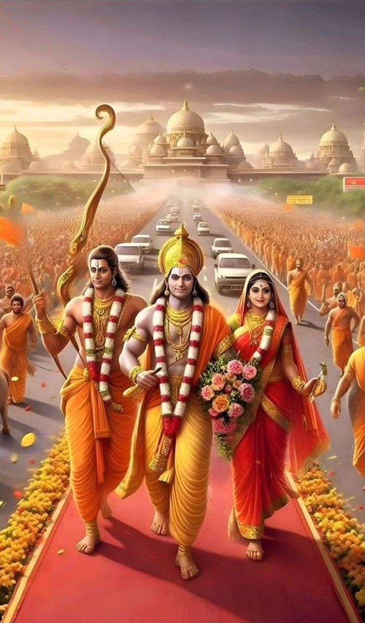 Ram Sita Lakshman return to Ayodhya
