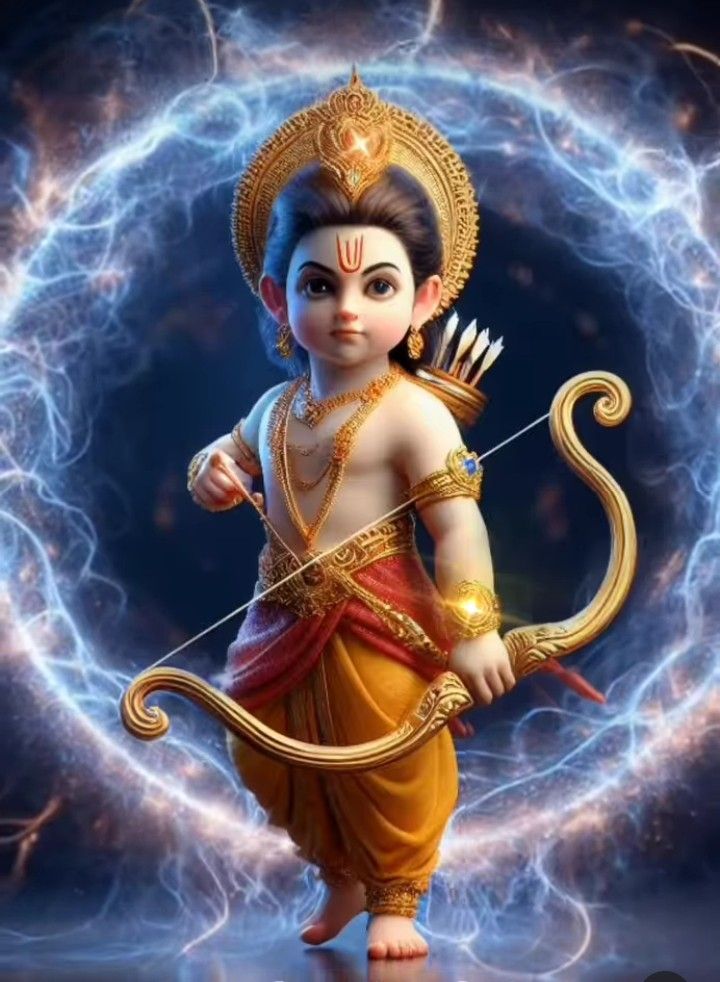 Child Ram with bow and arrow