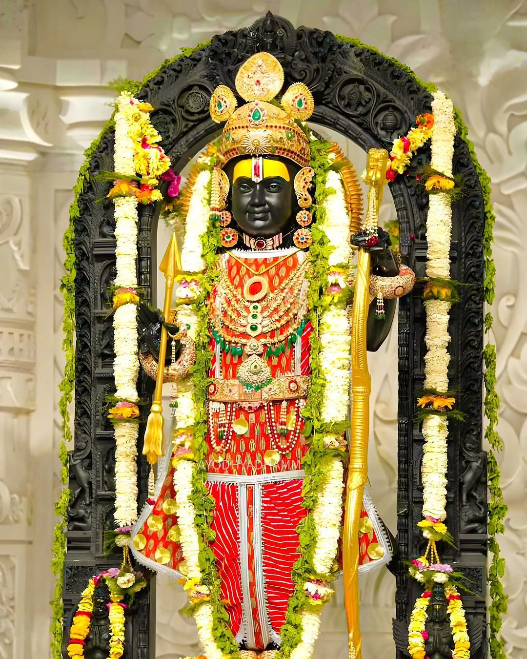 Lord Ram with bow, divine protector
