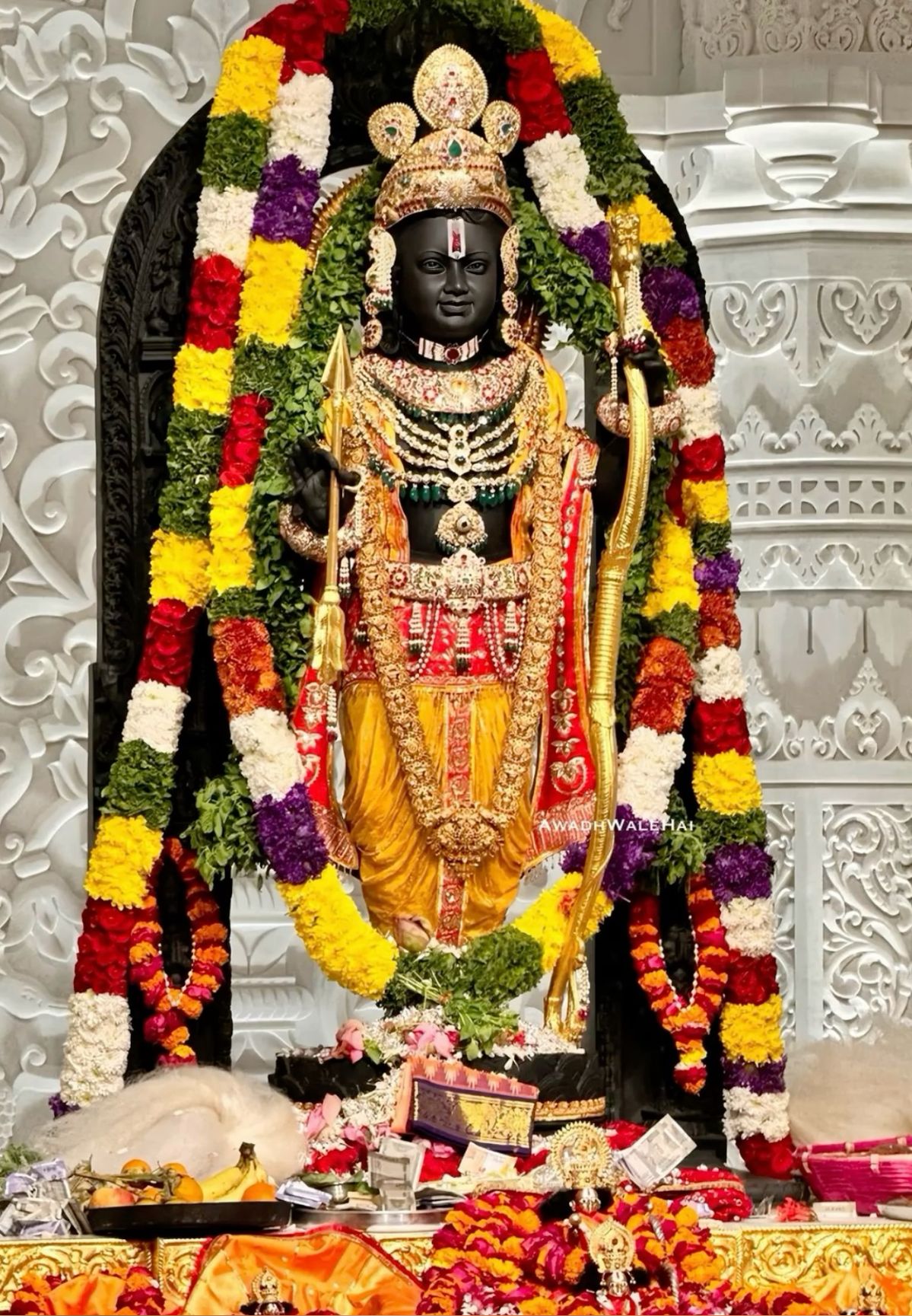 Lord Ram with Sita and Lakshman