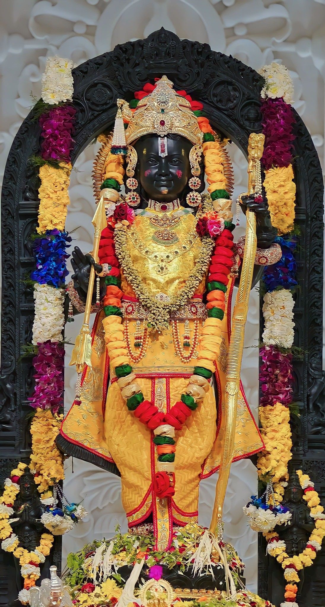 Lord Ram with bow and arrow