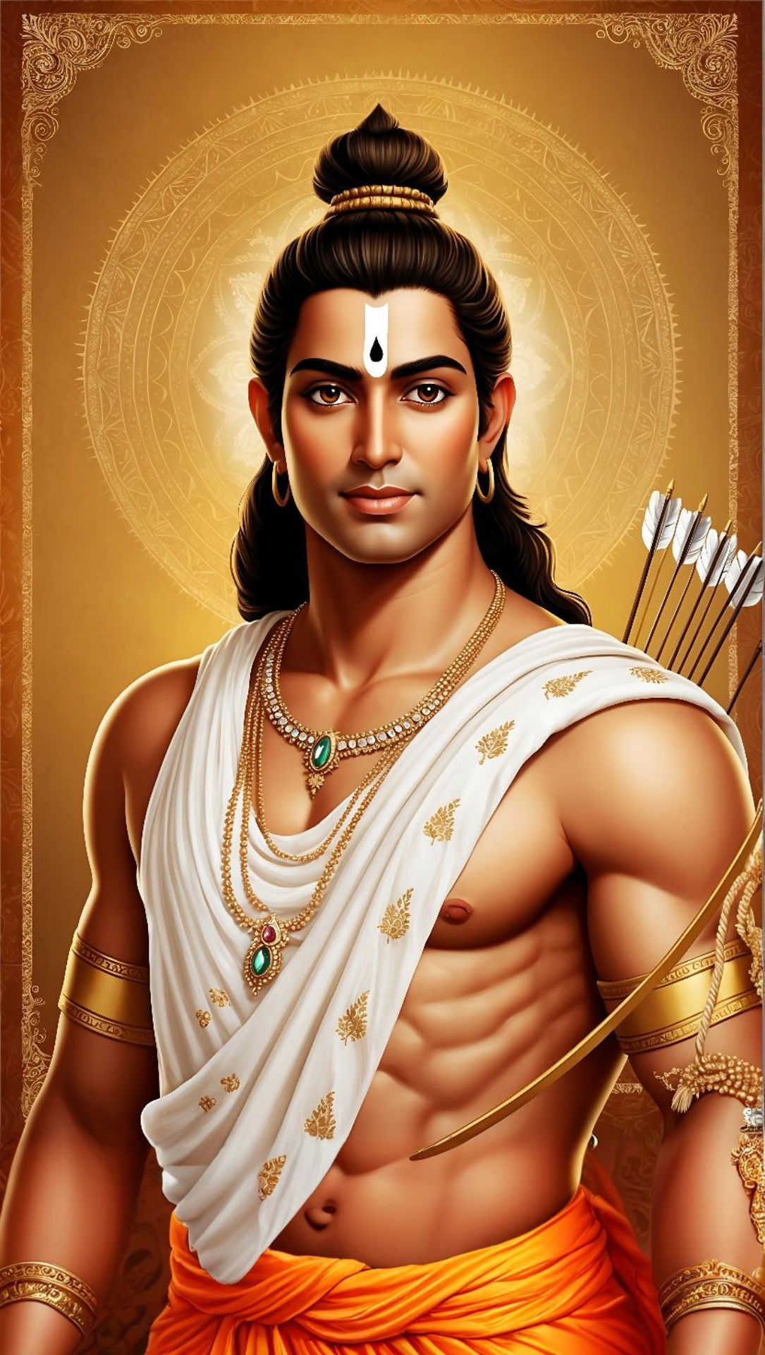 Lord Ram, the ideal man.