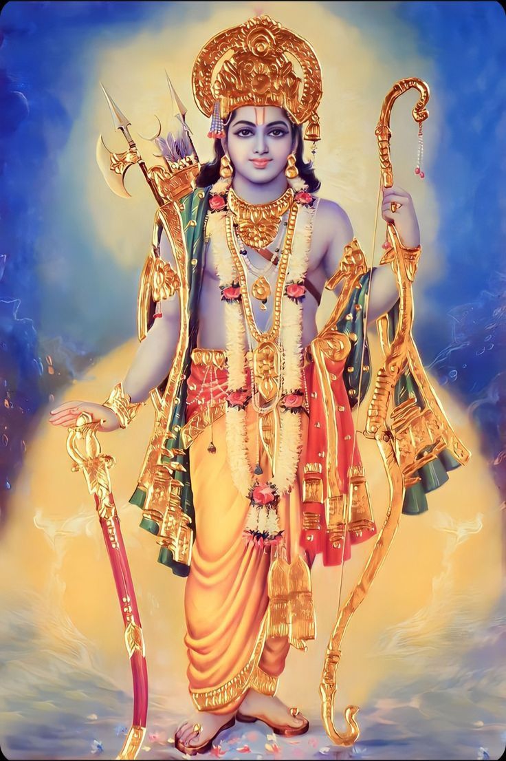 Lord Ram holding bow and arrow