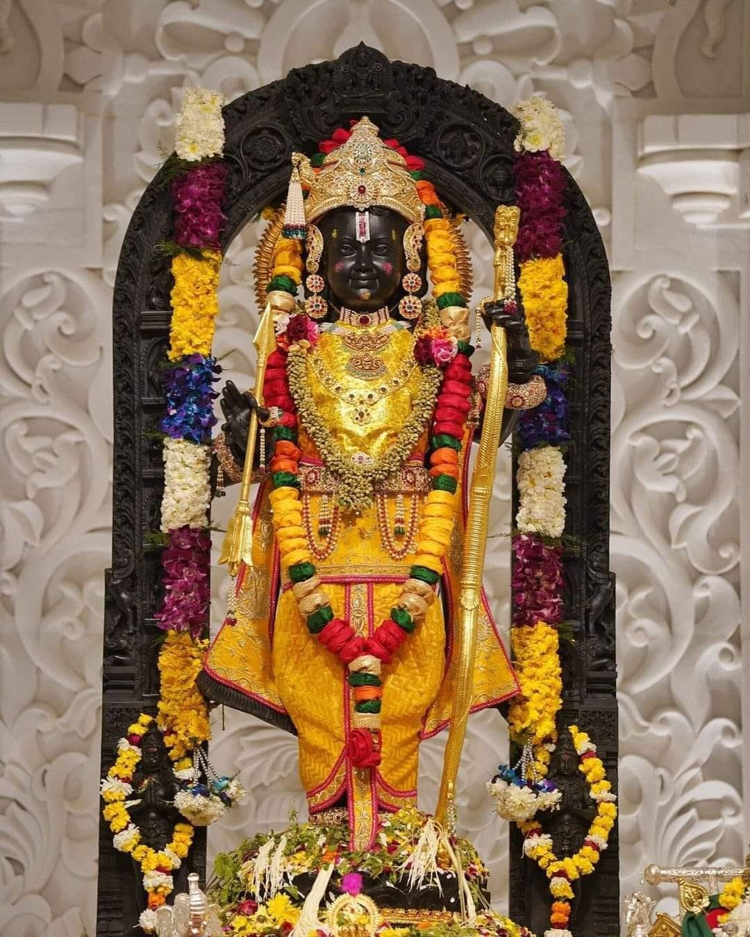 Lord Ram holding bow and arrow