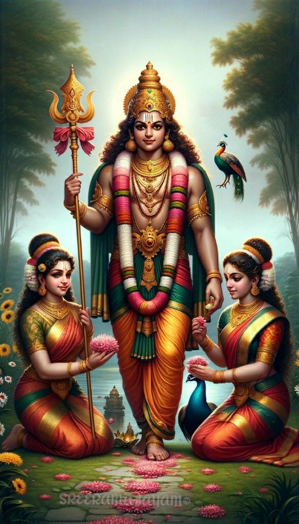 Lord Ram with Sita and Lakshman