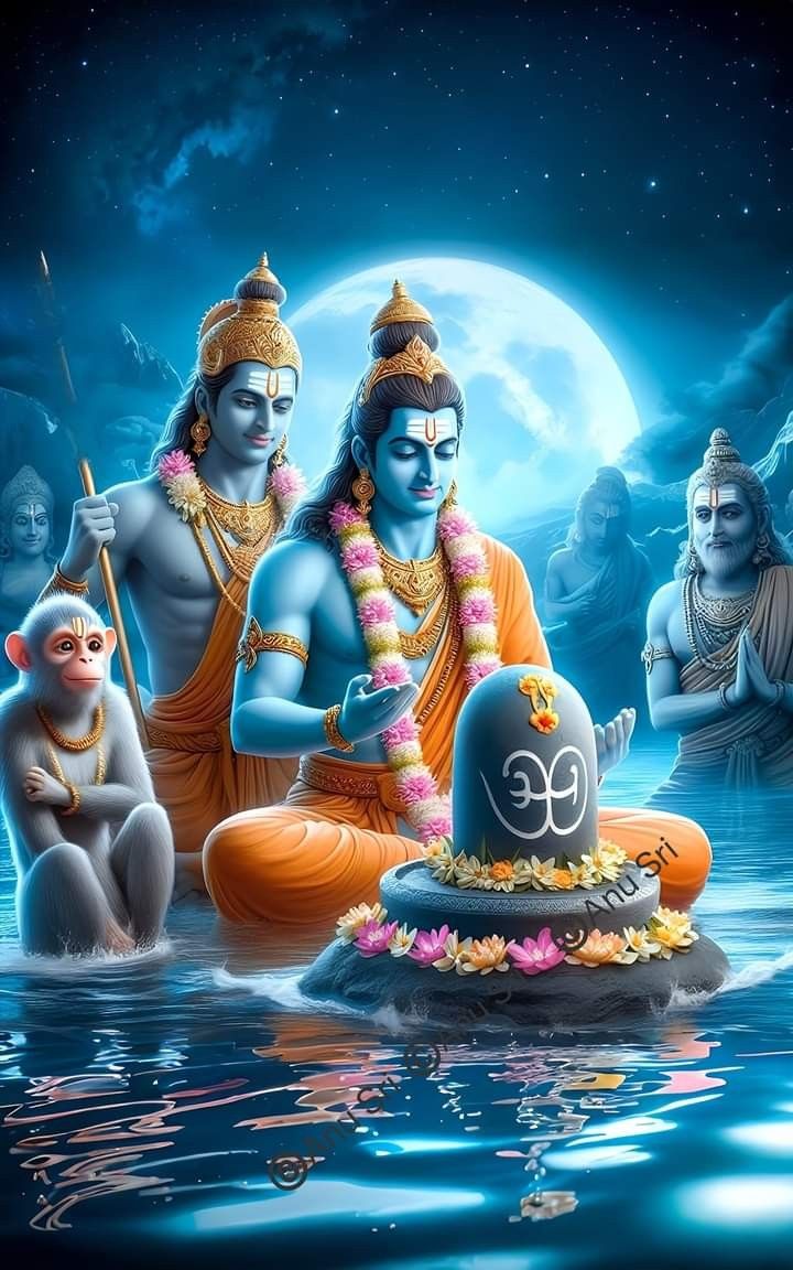 Lord Ram with family in forest