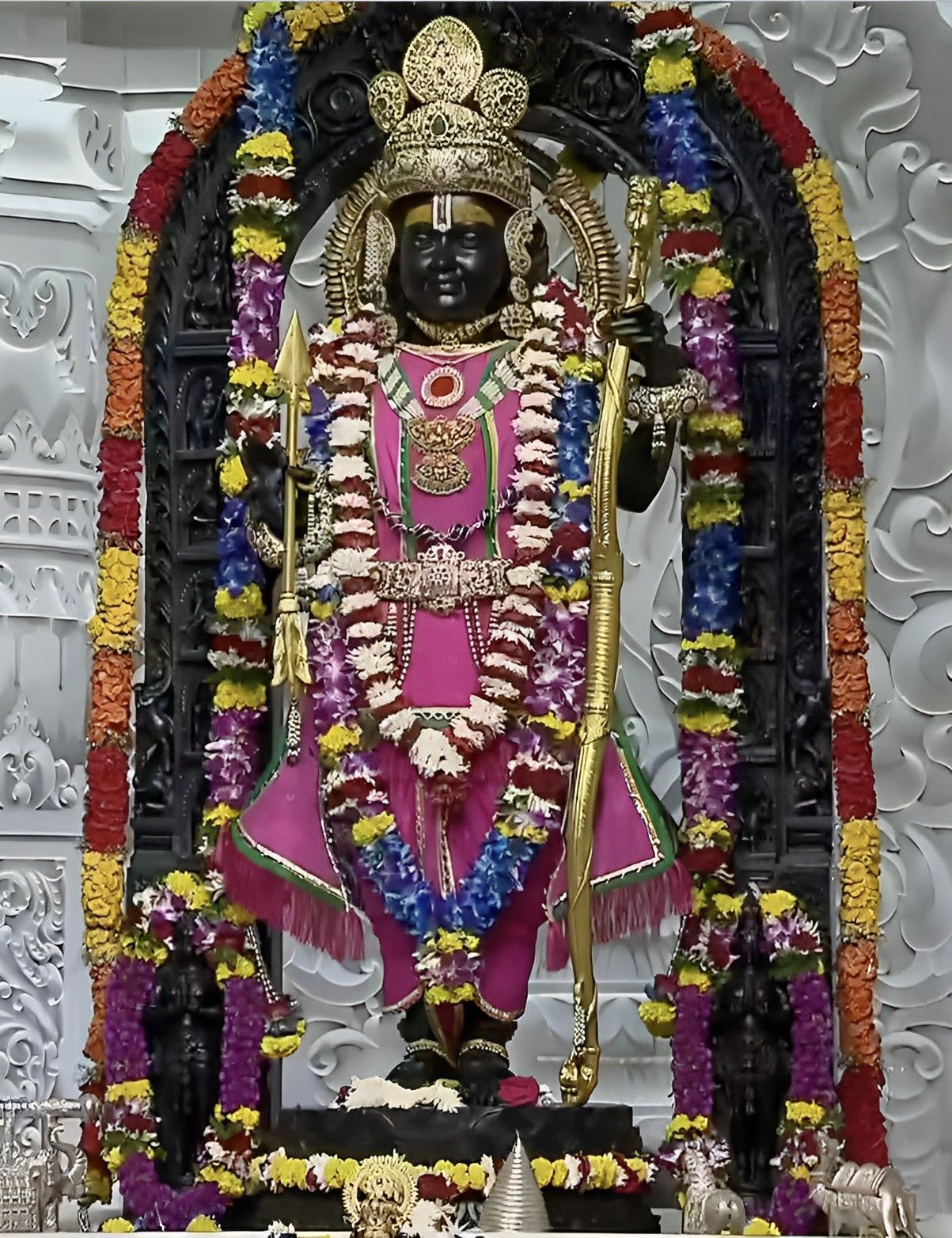 Shyamal Ram with bow and arrow