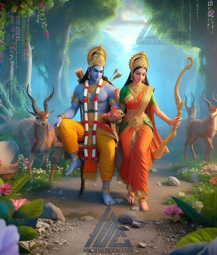 Ram Sita Lakshman in forest
