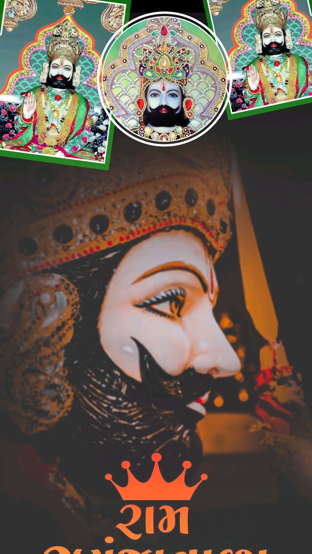 Ramdevpir portrait divine blessings