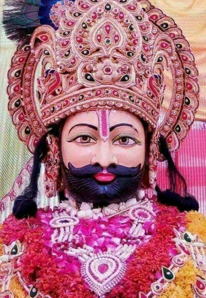 Baba Ramdevpir with ornate headgear