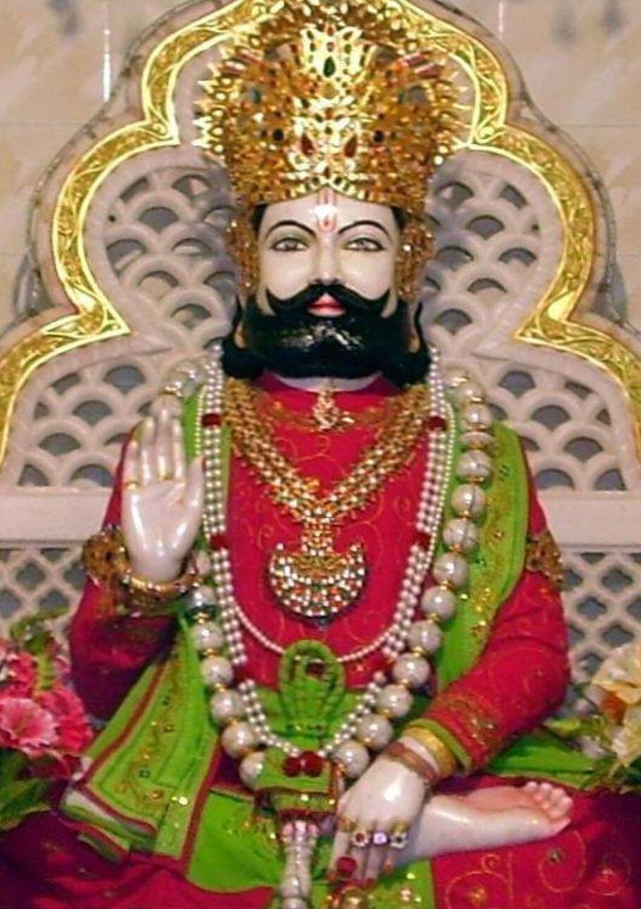 Ramdevpir portrait, divine and majestic