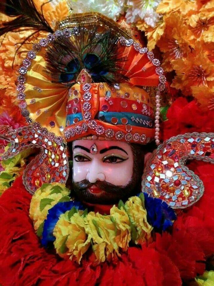 Close-up portrait of Ramdevpir saint