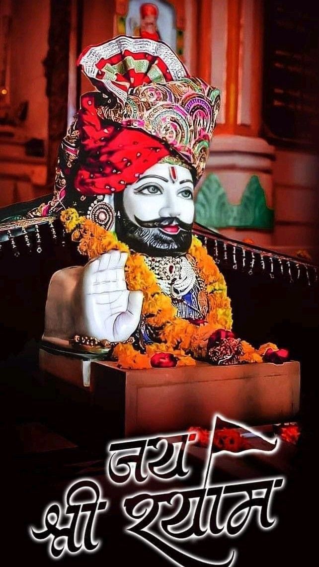 Baba Ramdevpir adorned with garland