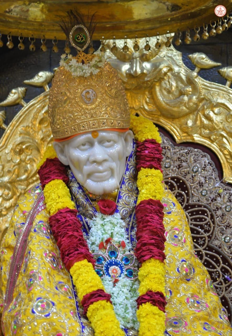 Golden idol of Sai Baba Shirdi