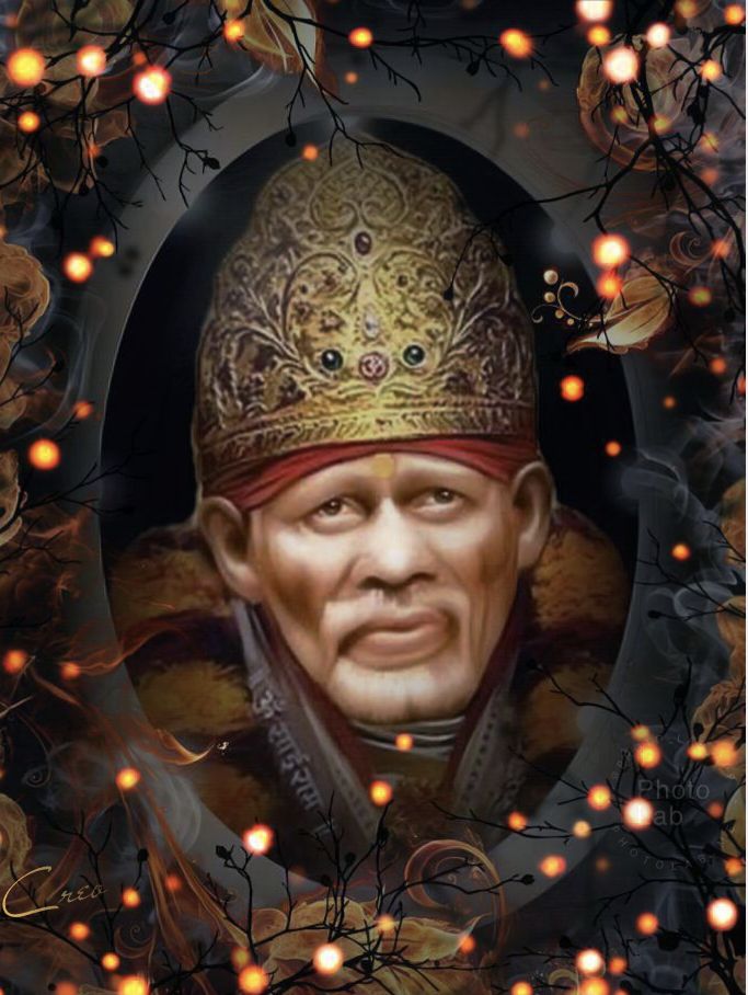 Shirdi Sai Baba divine portrait