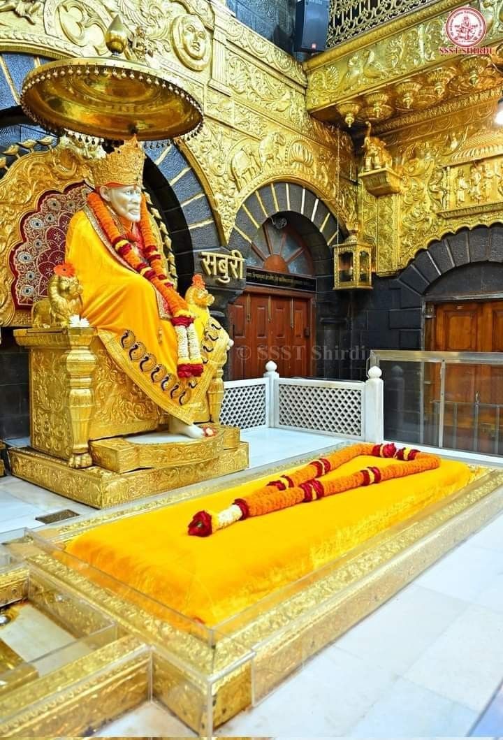 Sai Baba at Shirdi temple idol