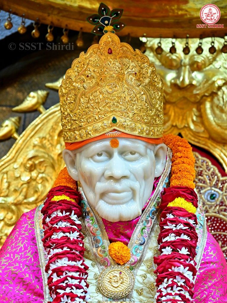 Sai Baba Shirdi portrait serene deity