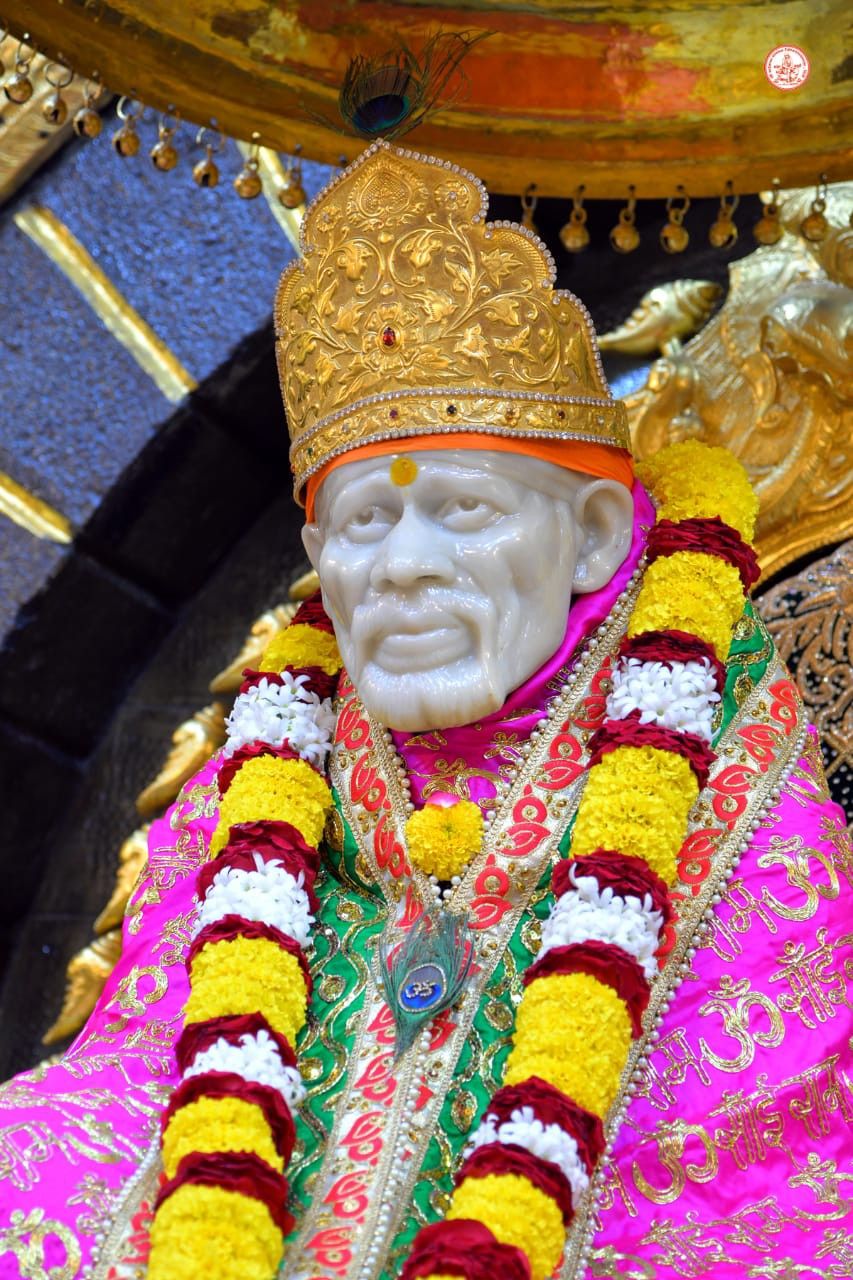Sai Baba radiant portrait devotional image