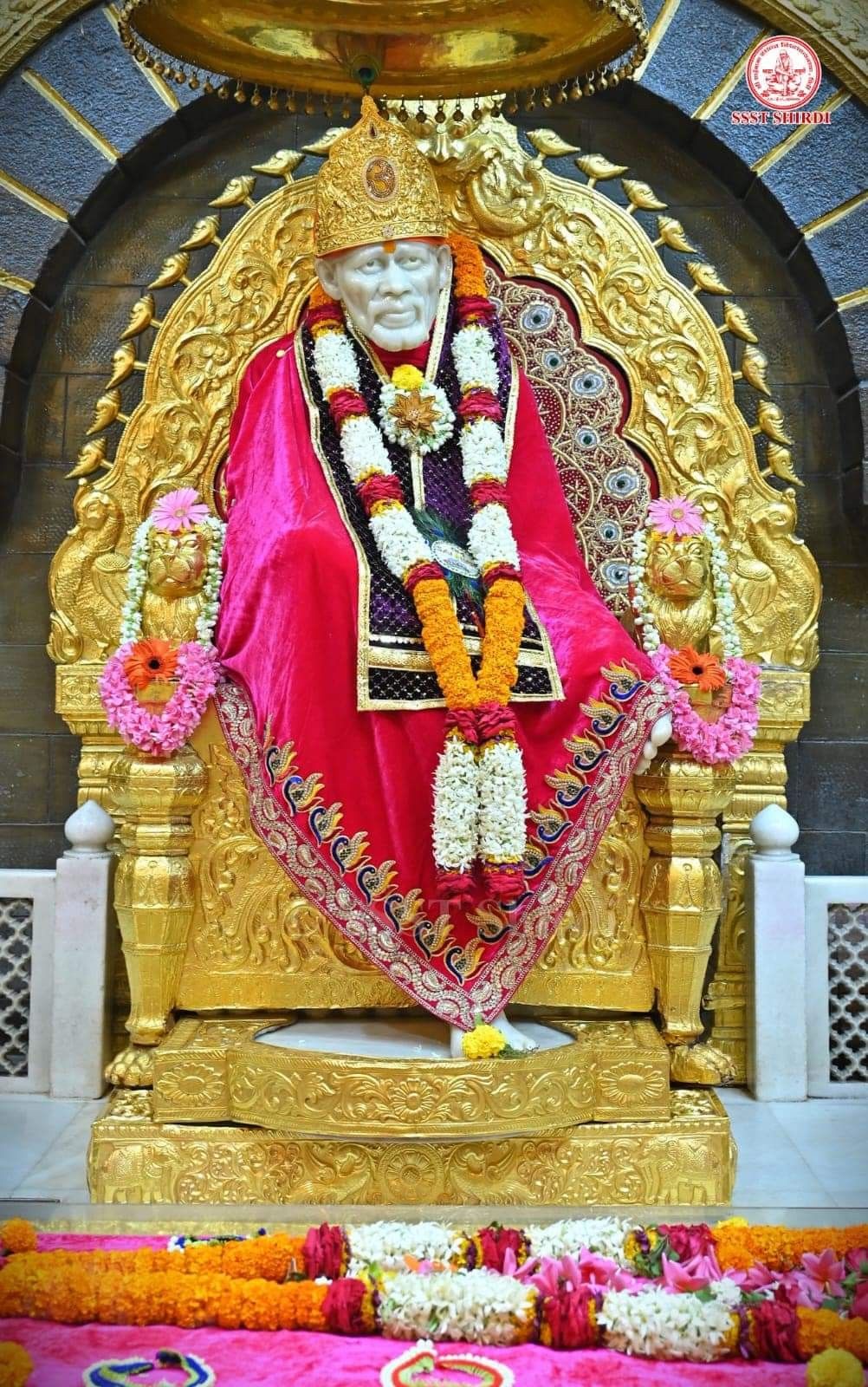 Sai Baba of Shirdi in full bloom