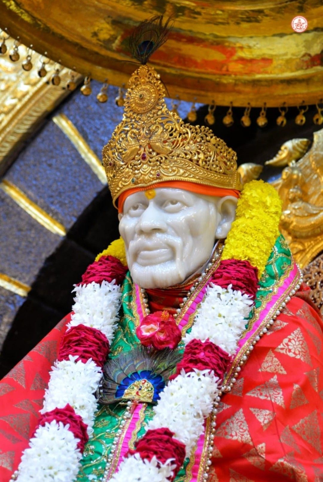Sai Baba serene face devotional image