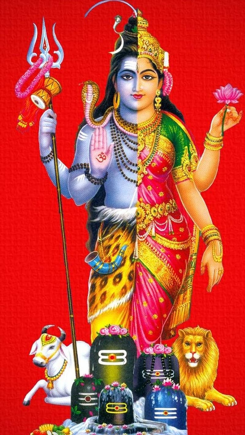 Ardhanarishvara: Shiva Parvati divine form