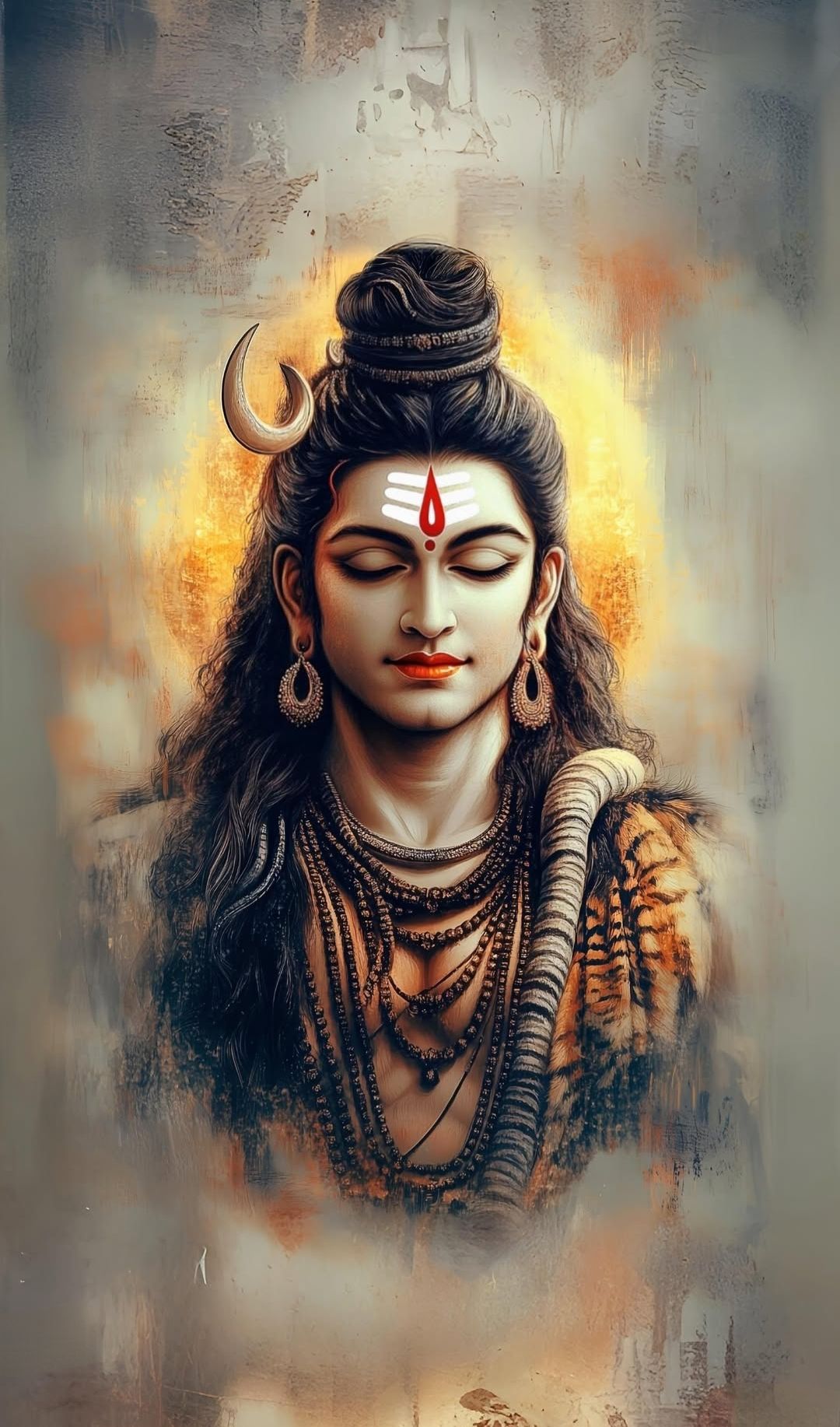 Lord Shiva serene portrait divine image
