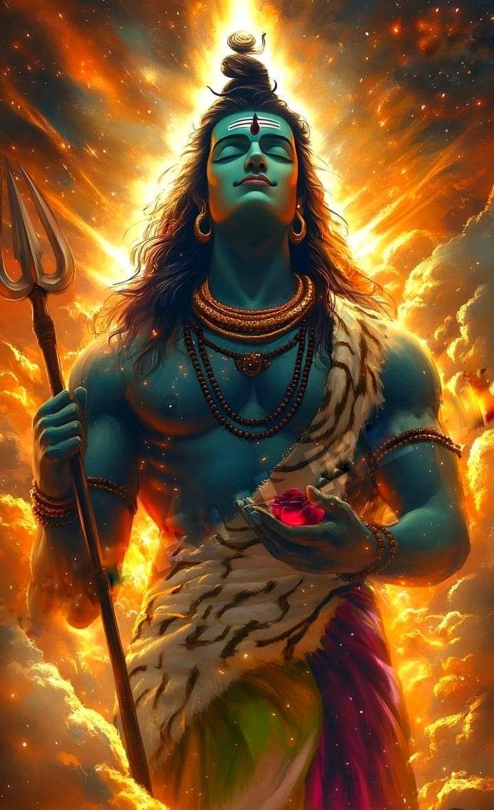 Lord Shiva, cosmic destroyer and transformer.