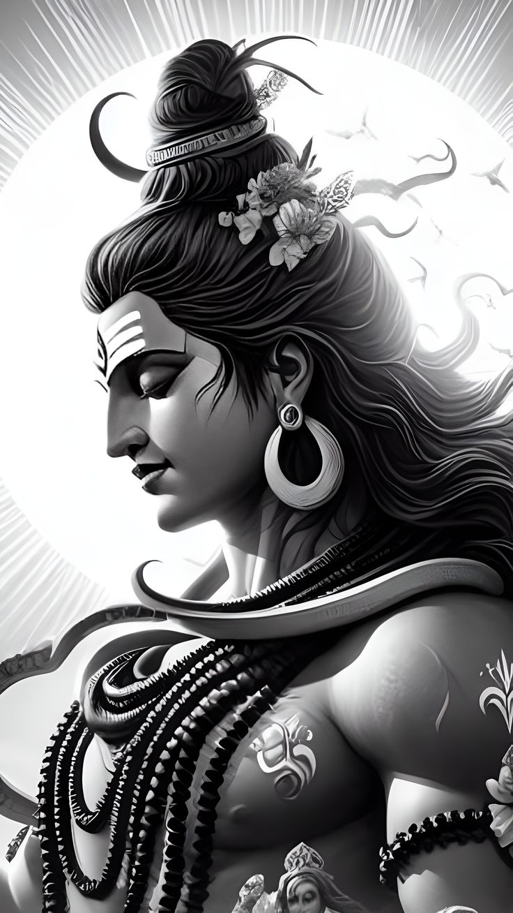 Serene portrait of Lord Shiva Mahakal
