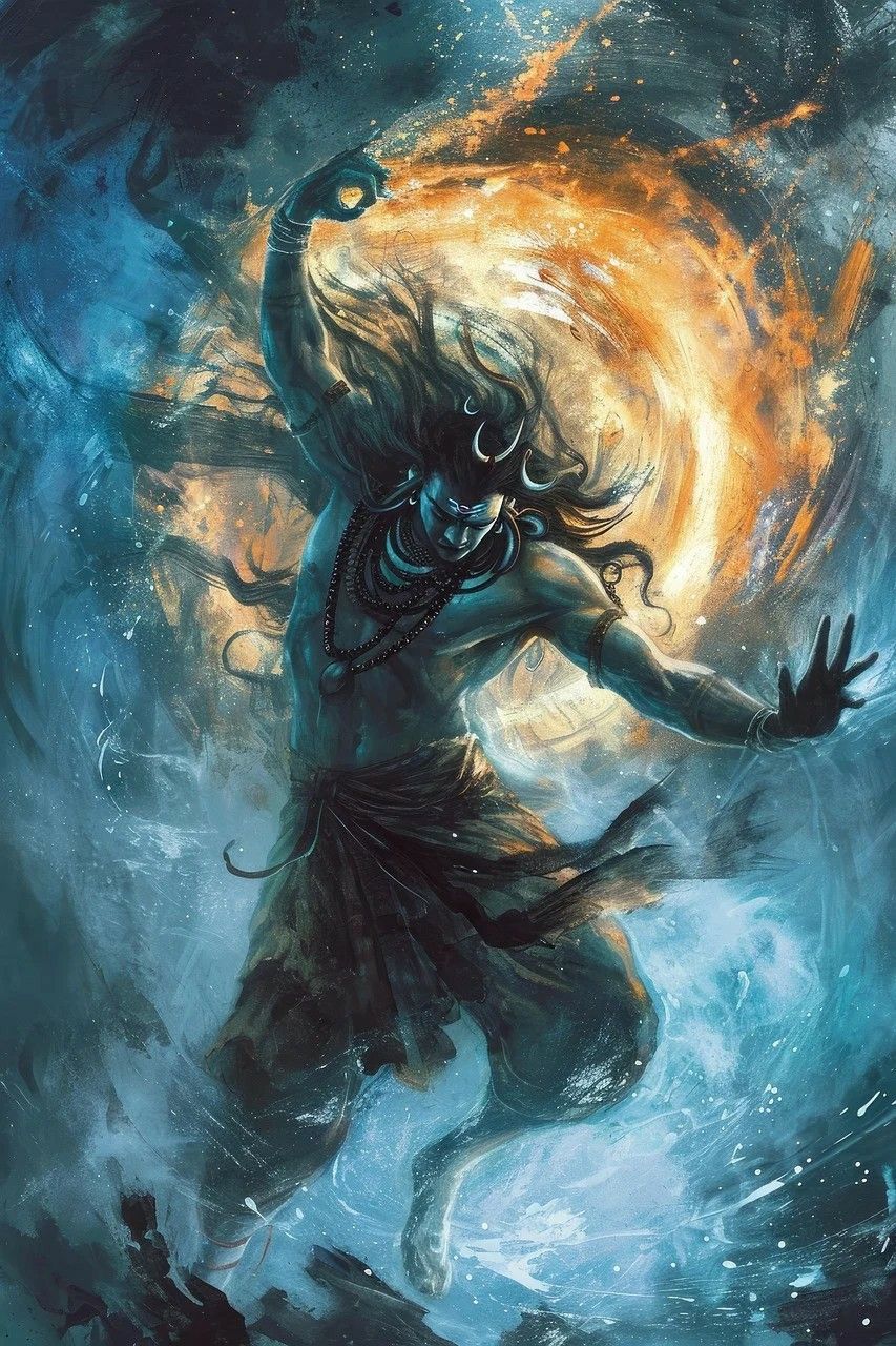 Shiva performing the Tandava dance