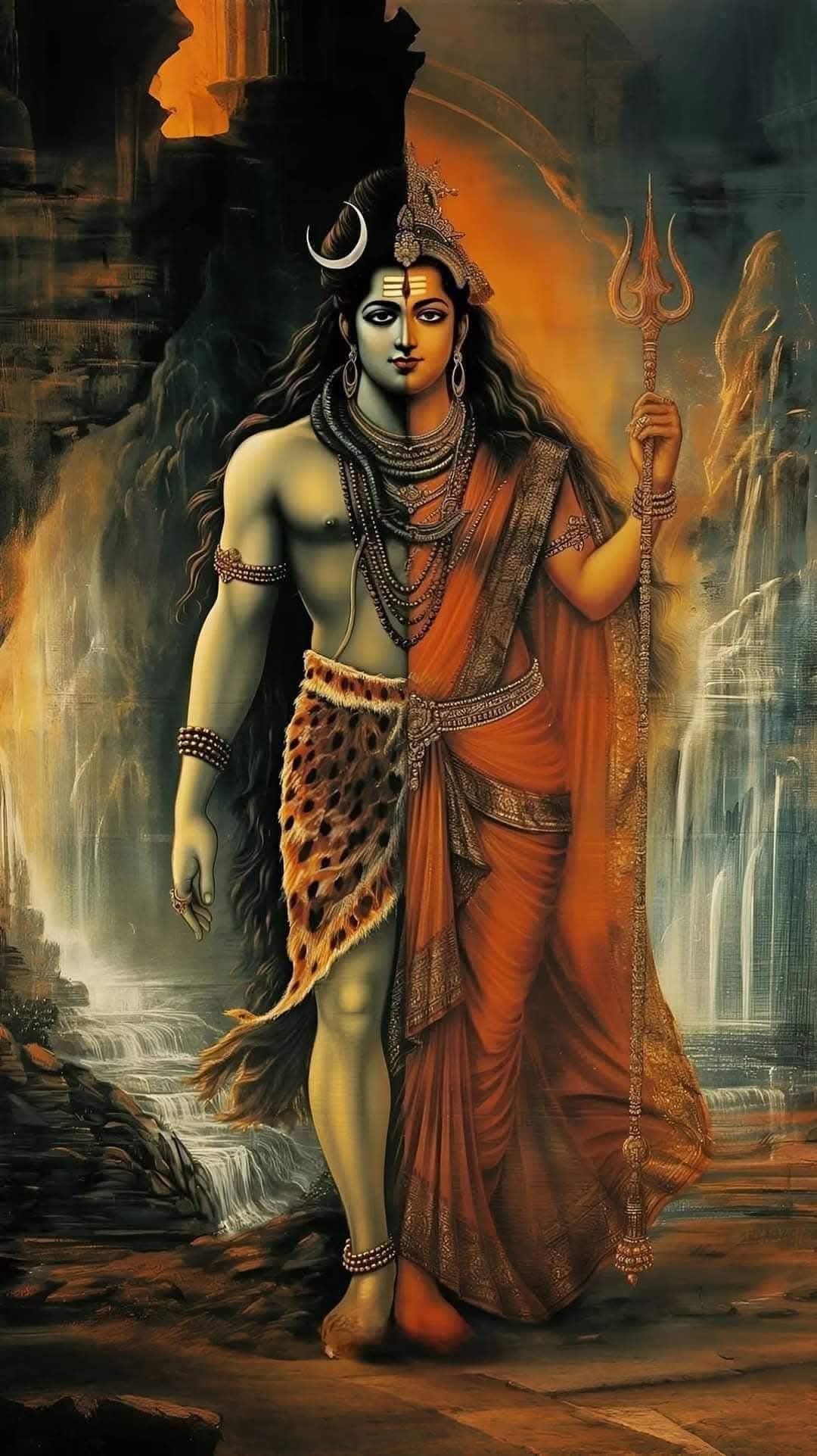 Ardhnarishwar: Shiva and Shakti united