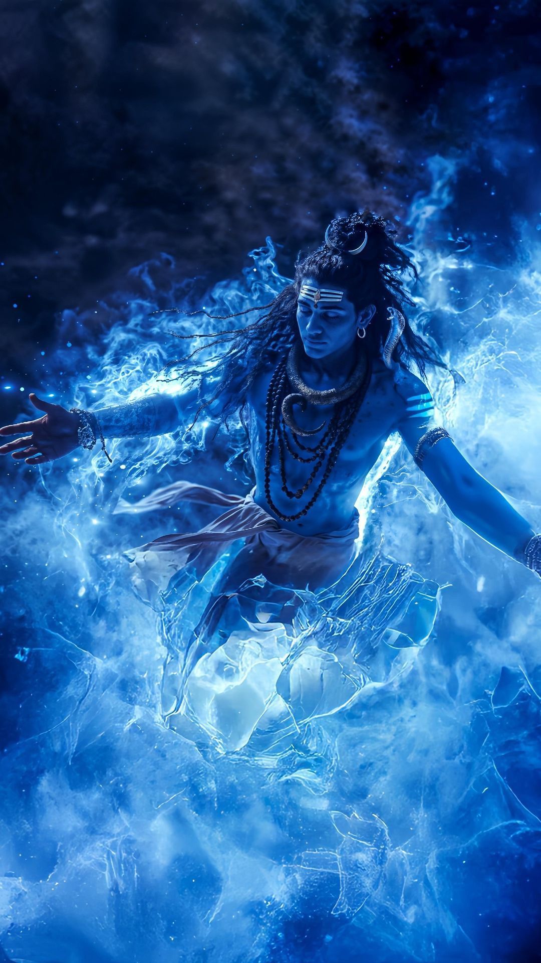 Lord Shiva cosmic energy wallpaper