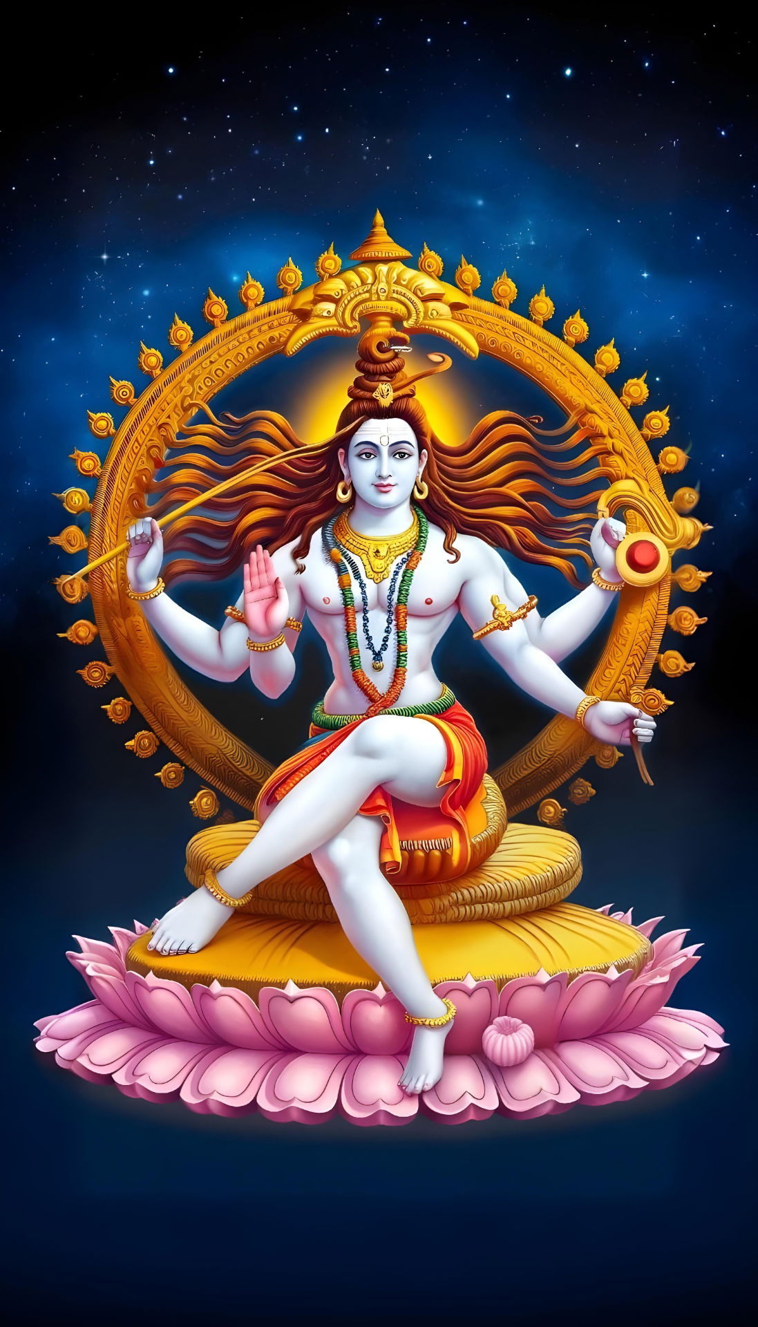 Shiva in cosmic dance pose