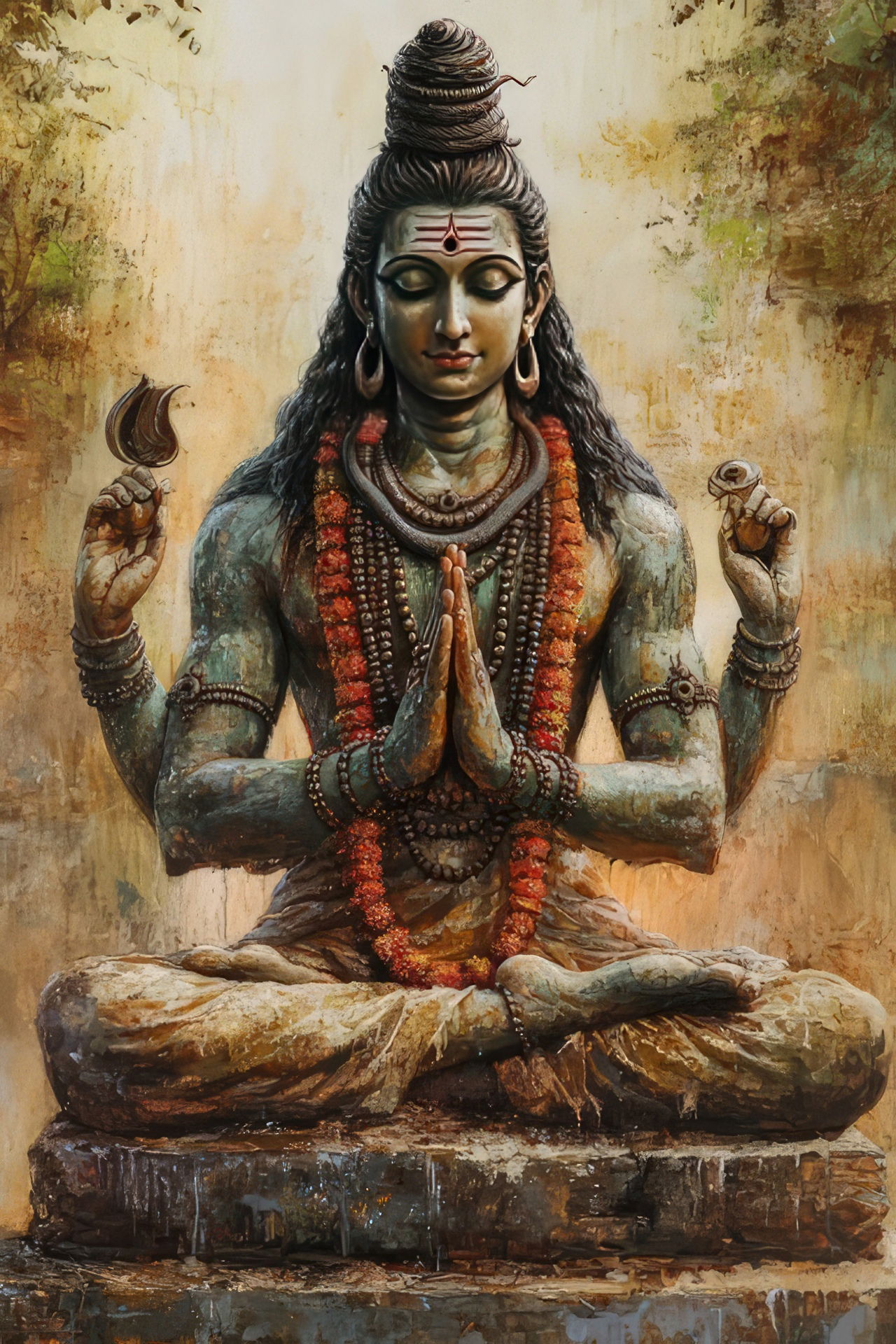 Meditating Shiva, Lord of Transformation