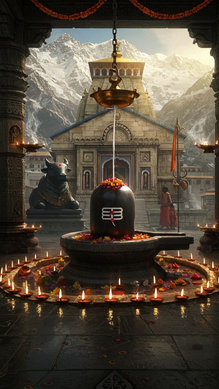 Shiva Linga at Kedarnath Temple