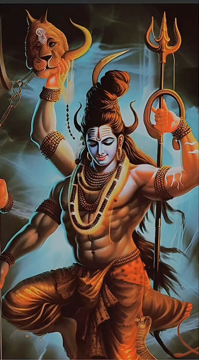Lord Shiva preparing for cosmic dance