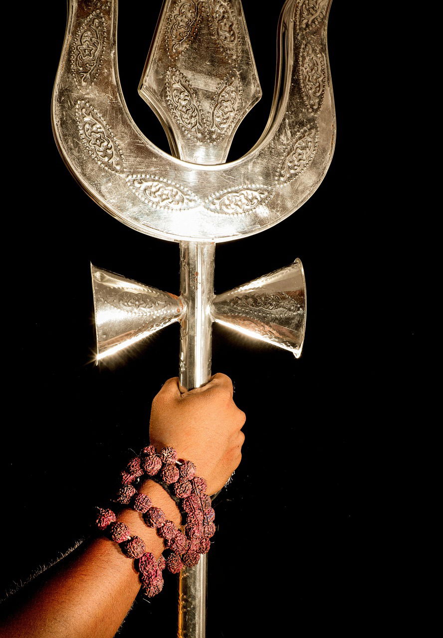 Shiva\'s Trishul, symbol of power and devotion